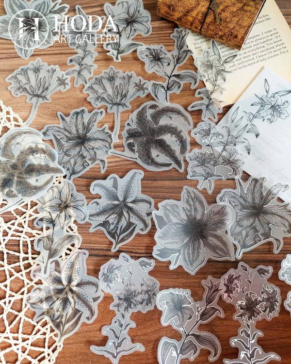 استیکر نیمه شفاف با حاشیه نقره کوب - Image 3