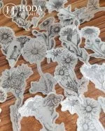 استیکر نیمه شفاف با حاشیه نقره کوب - تصویر 4
