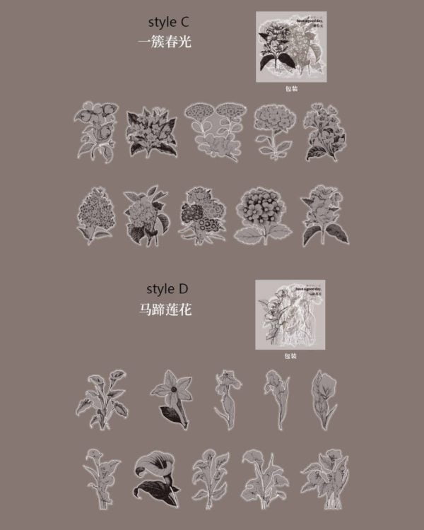 استیکر نیمه شفاف با حاشیه نقره کوب - Image 9