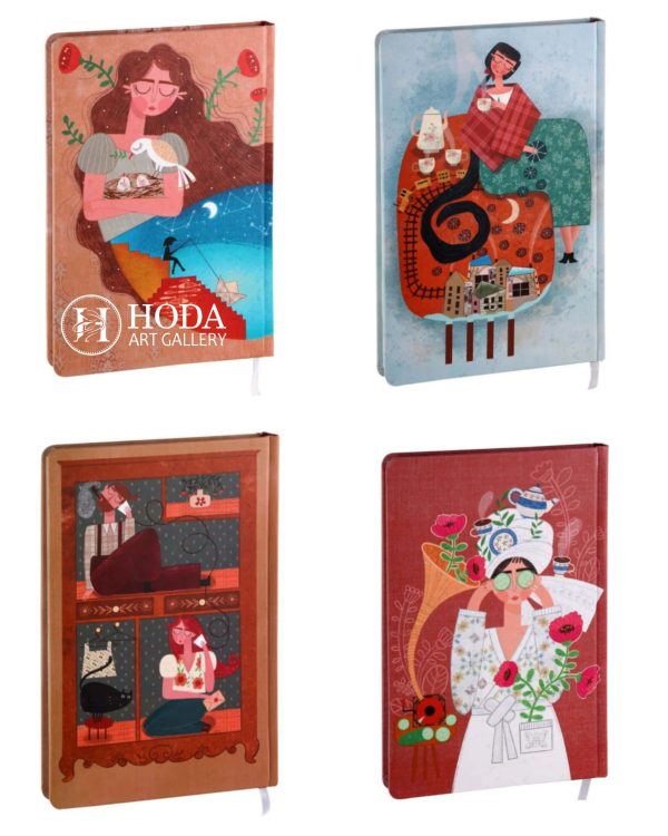 دفتر جلد سخت نقطه ای - Image 7