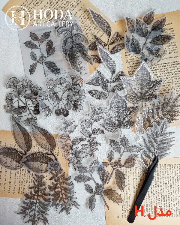 استیکر نیمه شفاف با حاشیه نقره کوب - Image 13