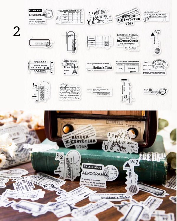 استیکر طرح مهر نوستالژیک - Image 6