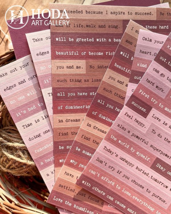 استیکر برش خورده جملات انگلیسی - Image 2