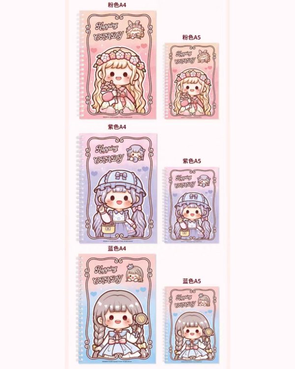 دفتر ۴۰ برگ عمودی با کاغذهای نچسب ۱۲۰ گرم - Image 5