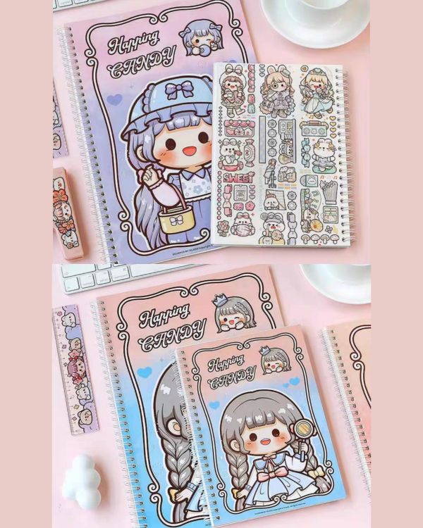 دفتر ۴۰ برگ عمودی با کاغذهای نچسب ۱۲۰ گرم - Image 3