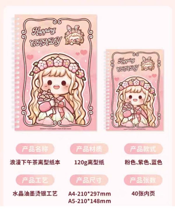 دفتر ۴۰ برگ عمودی با کاغذهای نچسب ۱۲۰ گرم - Image 6