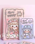 دفتر ۴۰ برگ عمودی با کاغذهای نچسب ۱۲۰ گرم