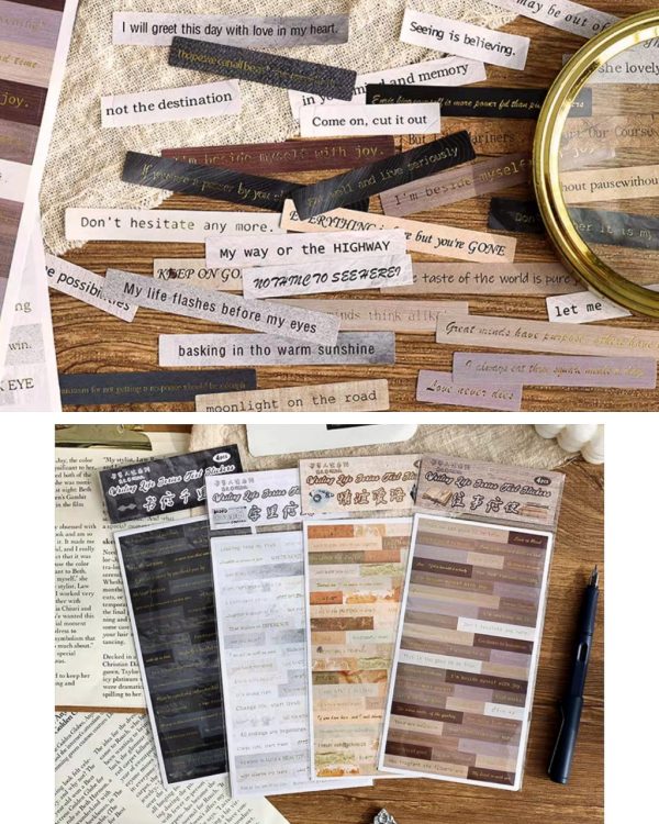 استیکر تکست Writing life series - Image 2