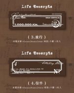 مهر دسته چوبی سری Life Excerpt - Image 8