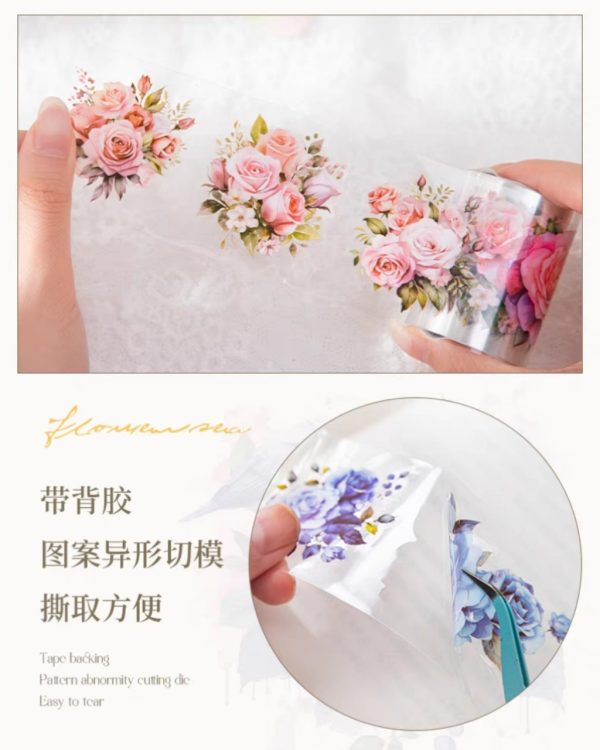 واشی برش خورده Meeting the sea of flowers - Image 6