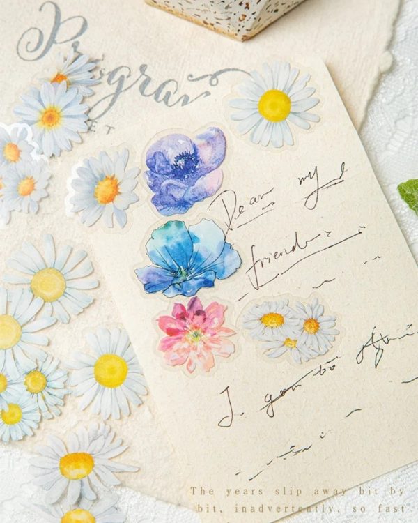 استیکر شفاف Blooming Flowers - Image 6