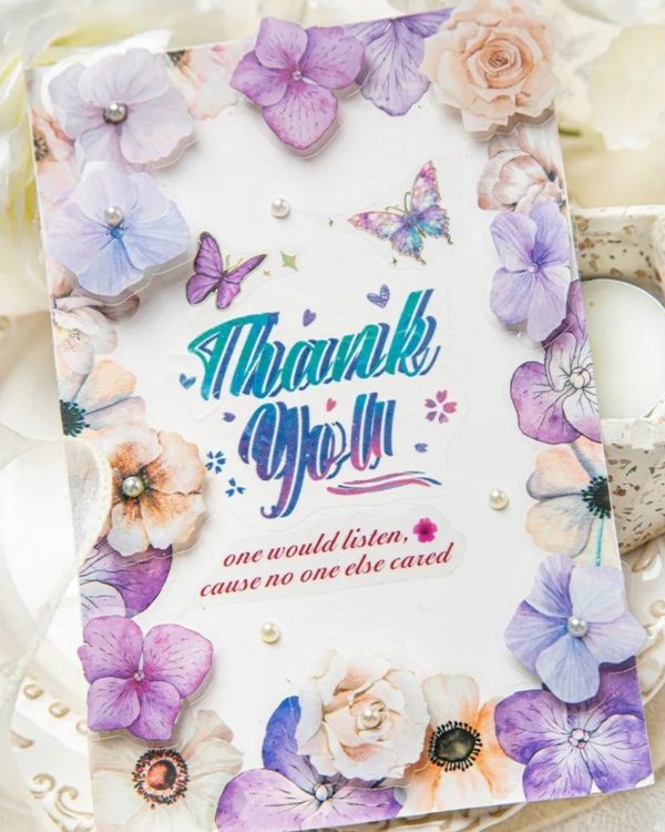 استیکر شفاف Blooming Flowers - Image 7