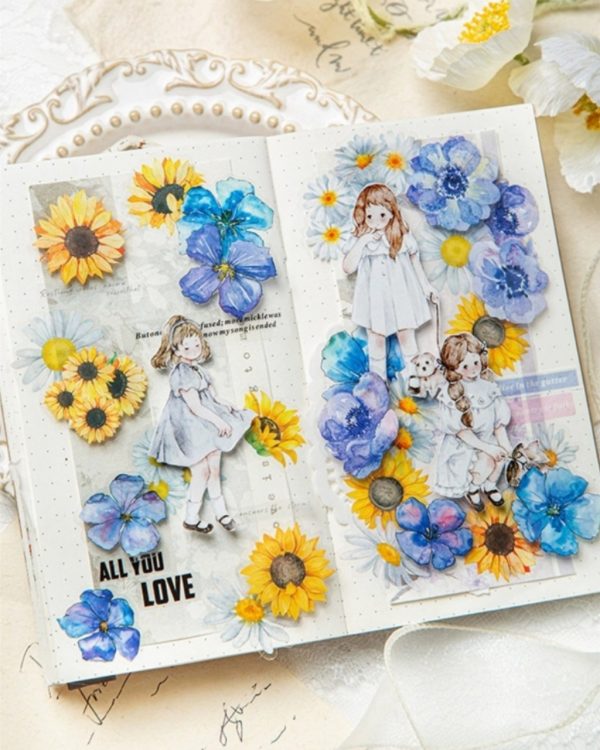 استیکر شفاف Blooming Flowers - Image 8