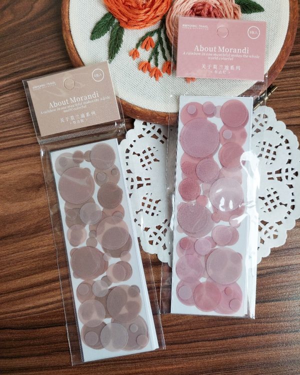 استیکر دایره ای با دو جنس مختلف - Image 2