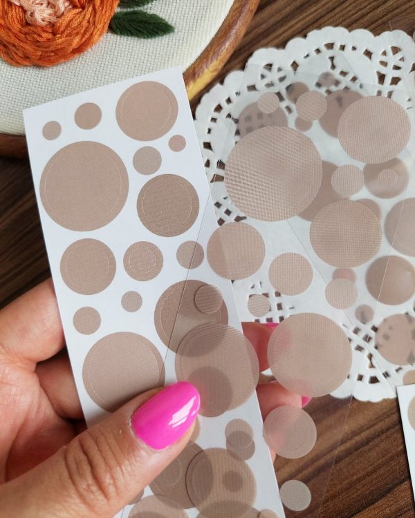 استیکر دایره ای با دو جنس مختلف - Image 3