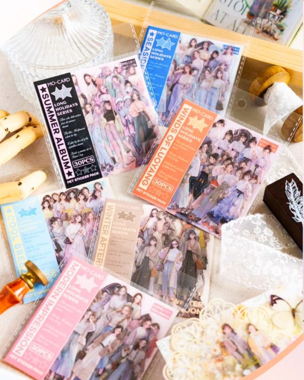 استیکر دختر سری Long Holiday Collection - Image 2