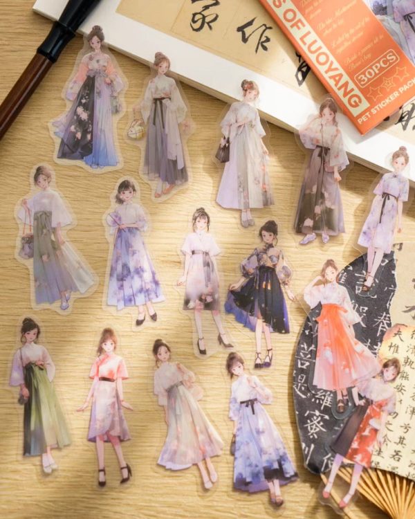 استیکر دختر سری Long Holiday Collection - Image 3