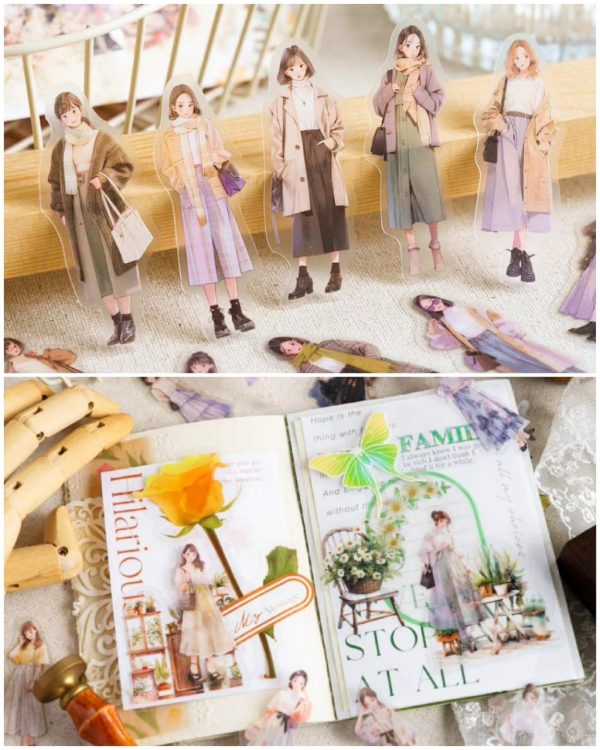 استیکر دختر سری Long Holiday Collection - Image 4