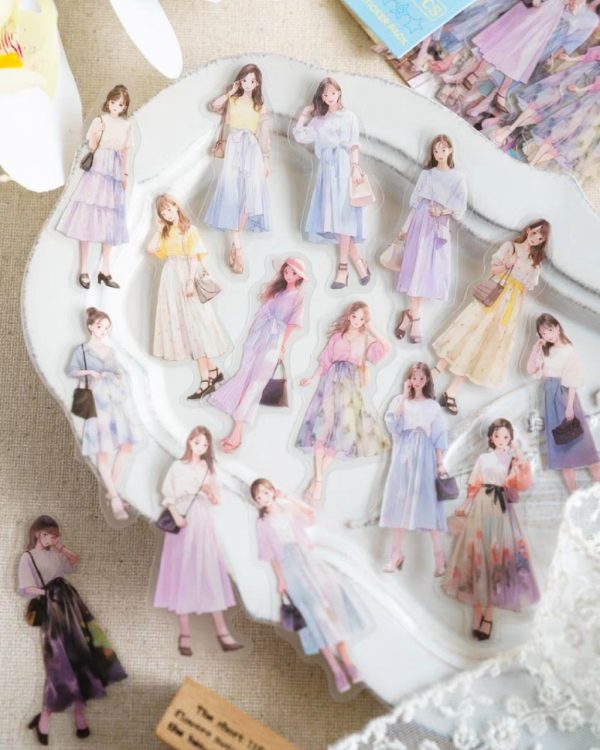 استیکر دختر سری Long Holiday Collection - Image 7