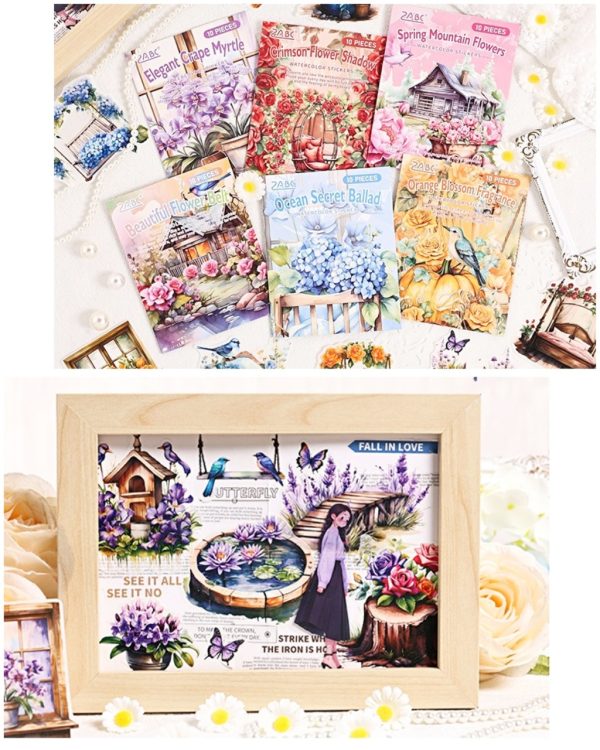 استیکر The flowers are beautiful - Image 4