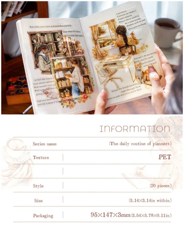 استیکر The daily routine of planners - Image 10