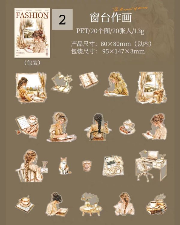 استیکر The daily routine of planners - Image 12