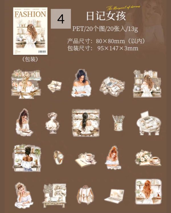 استیکر The daily routine of planners - Image 14