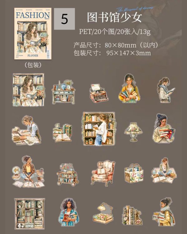 استیکر The daily routine of planners - Image 15