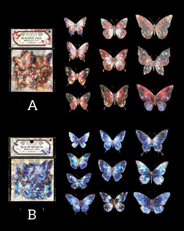 استیکر پروانه Butterfly deed - Image 11