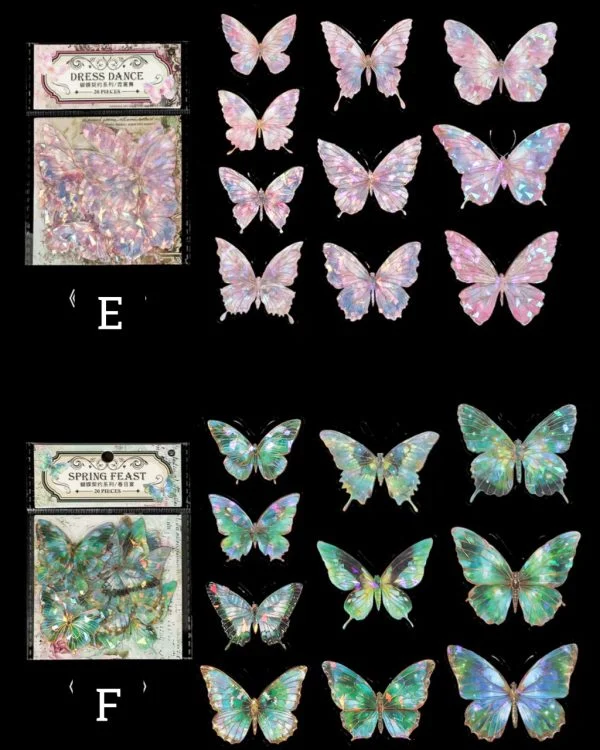 استیکر پروانه Butterfly deed - تصویر 13