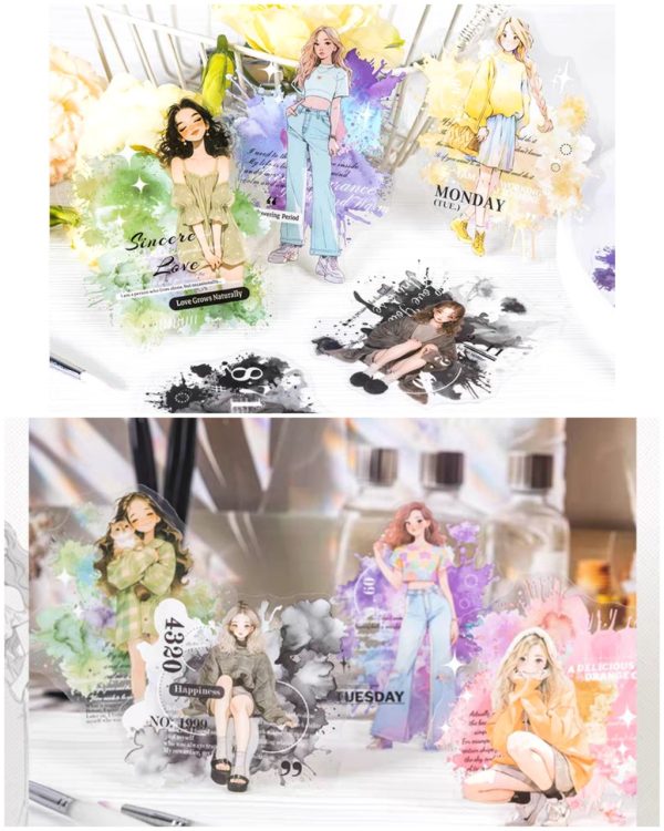 استیکر میکس آرت Rainbow sisters - Image 4