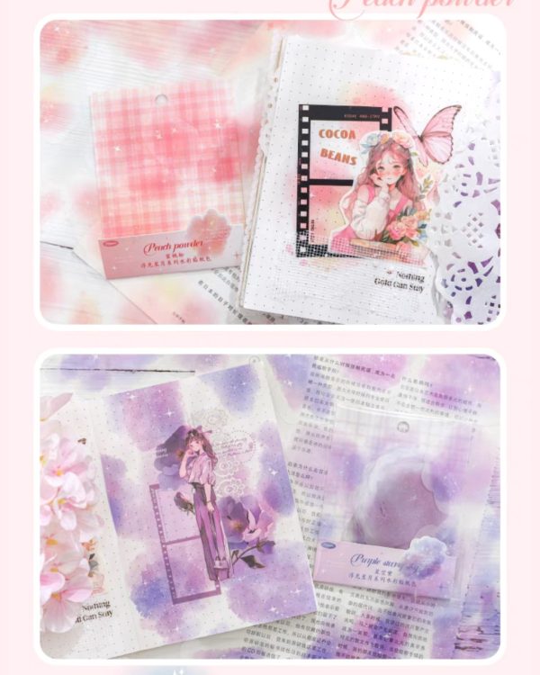 استیکر شفاف لکه های آبرنگی - Image 5