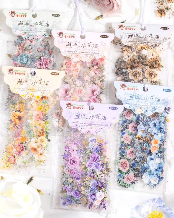 استیکر گل Encounter a sea of flowers - Image 2