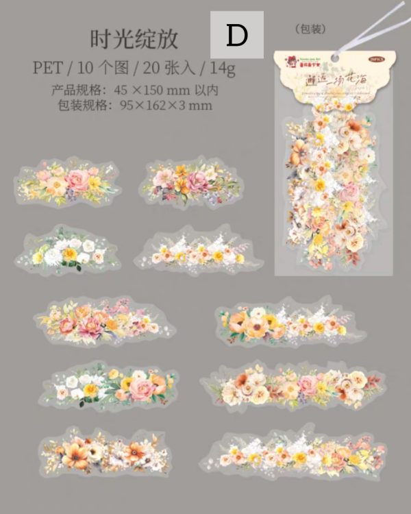 استیکر گل Encounter a sea of flowers - Image 9