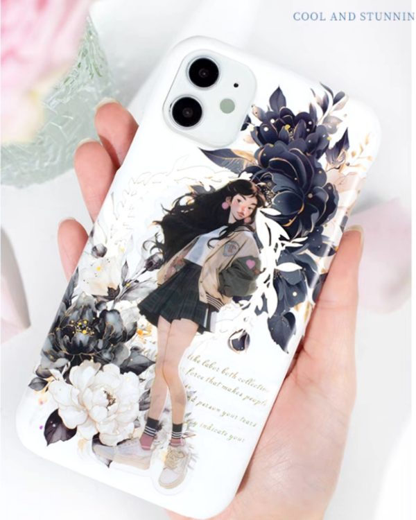 استیکر گل طلاکوب Translucen flowers - Image 8