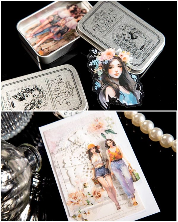 استیکر با جعبه فلزی Tender encounter - Image 5