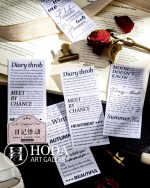 استیکر ترانسفر Unfinished poem