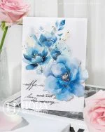 استیکر گل طلاکوب Translucen flowers