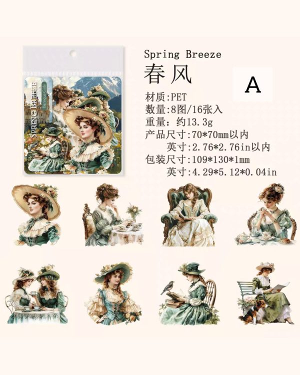 استیکر Baroque girls - Image 8