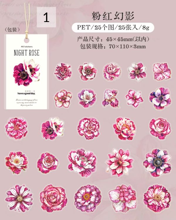 استیکر Night  rose - Image 12