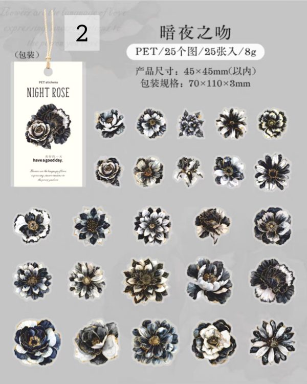 استیکر Night  rose - Image 13