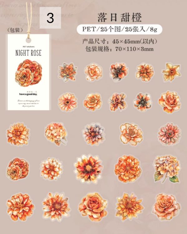 استیکر Night  rose - Image 14