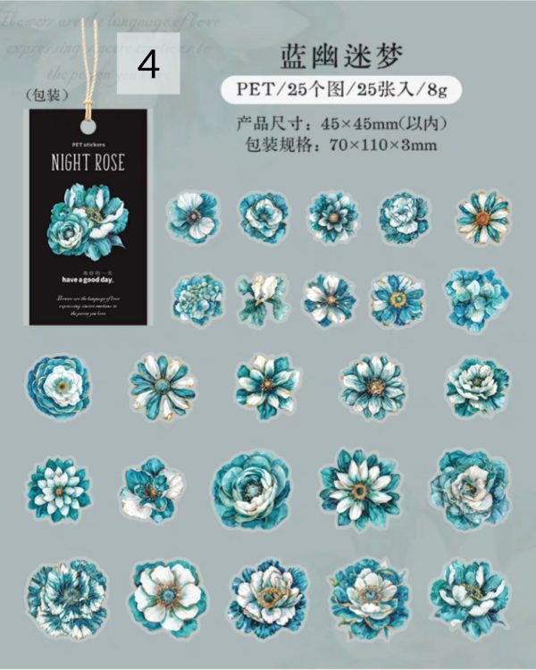 استیکر Night  rose - Image 15