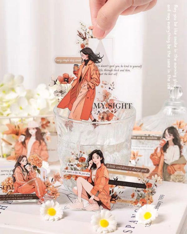 استیکر میکس آرت Daisy's language poetry - Image 4