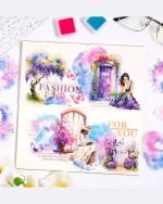 استیکر Watercolor dreamland - تصویر 8