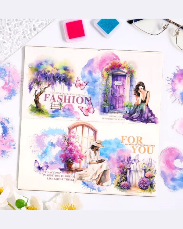 استیکر Watercolor dreamland - Image 8
