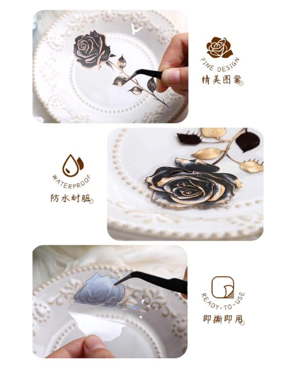 استیکر Roses are always in bloom - Image 9