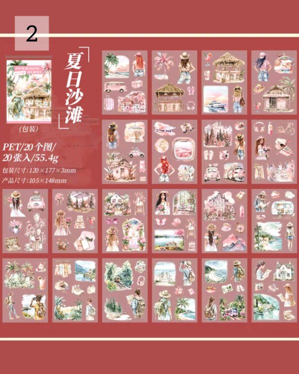 دفترچه استیکر Four seasons journey - Image 14