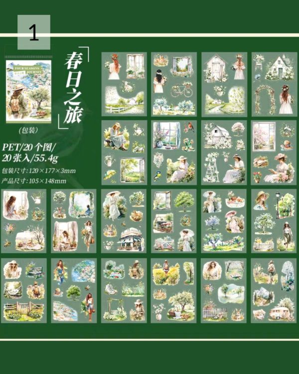 دفترچه استیکر Four seasons journey - Image 13