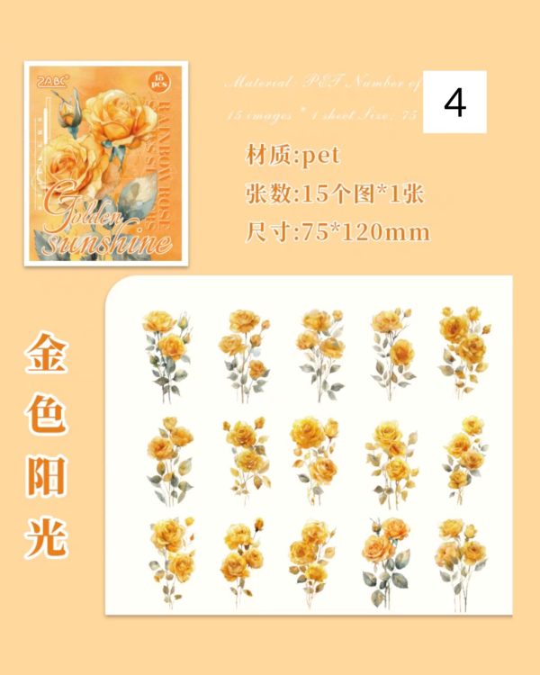 استیکر Red Rose - Image 14